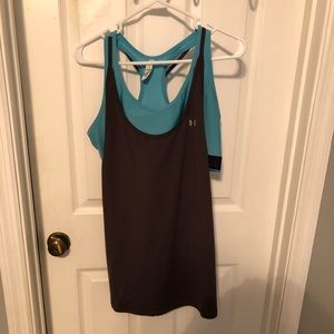 Under armour 2 in 1 tank top